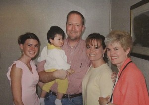 Casey and my Mom with us in China the day we met our sweet Carlie.