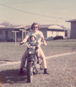 Dad on motorcycle