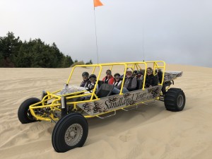Our unplanned thrill ride in Florence, Oregon - so fun!