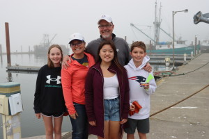Our family on the docks in North Bend, where the kids got to go crabbing. We had so many fun experiences together!